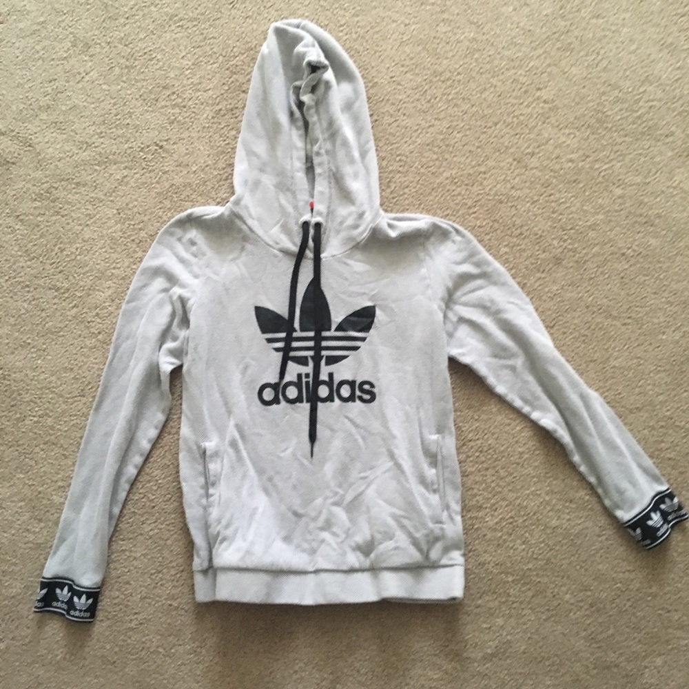 Gray Adidas Hoodie